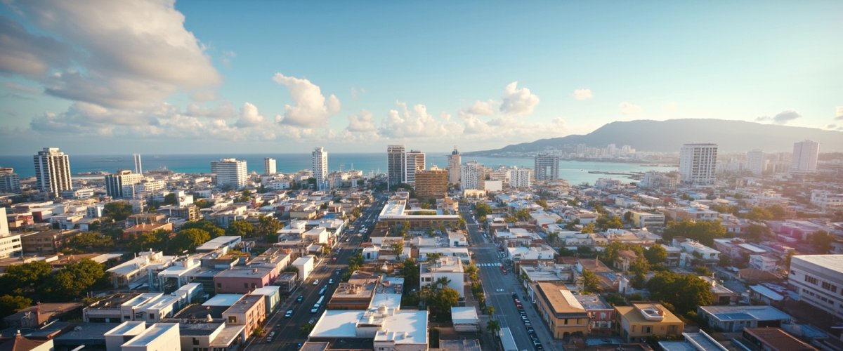 Painterly banner illustration of San Pedro