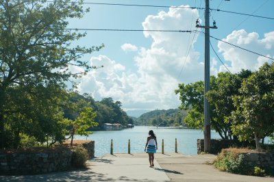AI-generated travel thumbnail for Sandy Bay