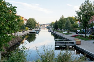 AI-generated travel thumbnail for Sarpsborg