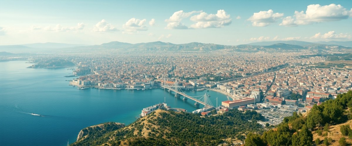 Painterly banner illustration of Selçuklu