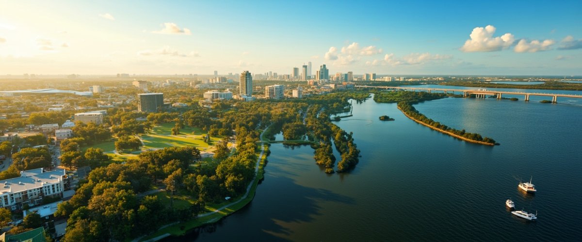 Painterly banner illustration of Seminole County