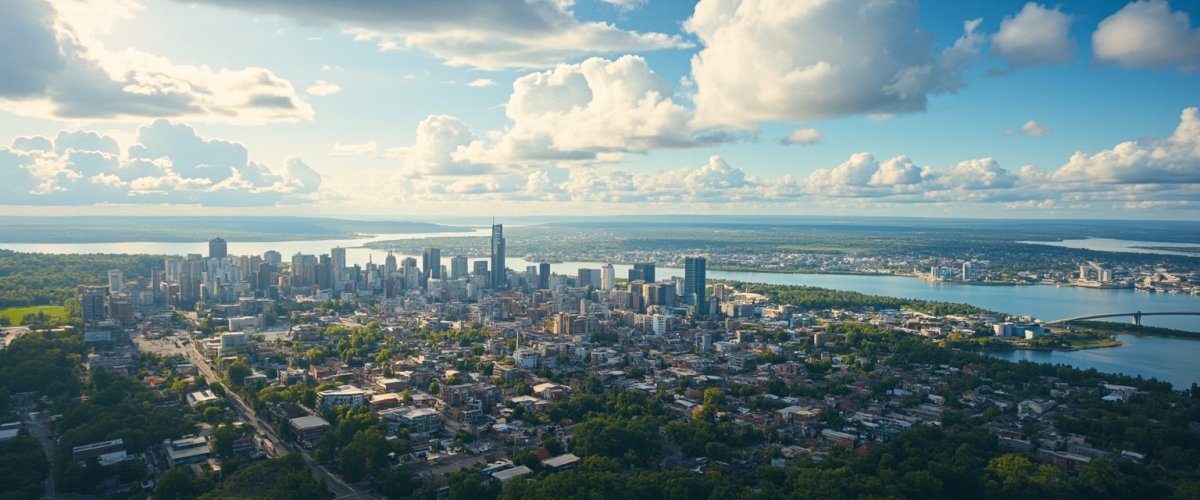 Painterly banner illustration of Sherbrooke