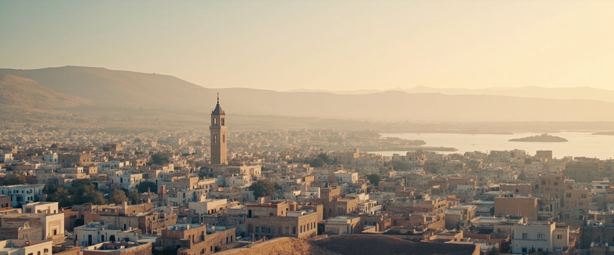 Painterly banner illustration of Sidi Bel Abbès