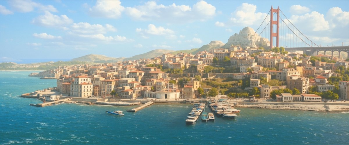 Painterly banner illustration of Sinagra