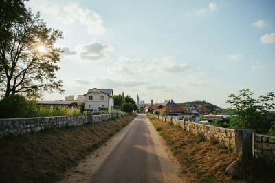 AI-generated travel thumbnail for Sisak