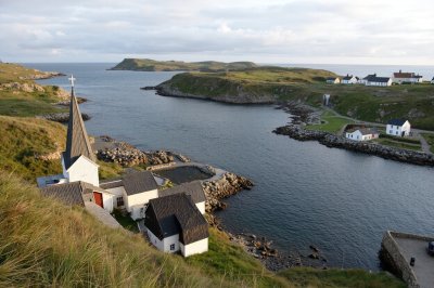 AI-generated travel thumbnail for Skálavík