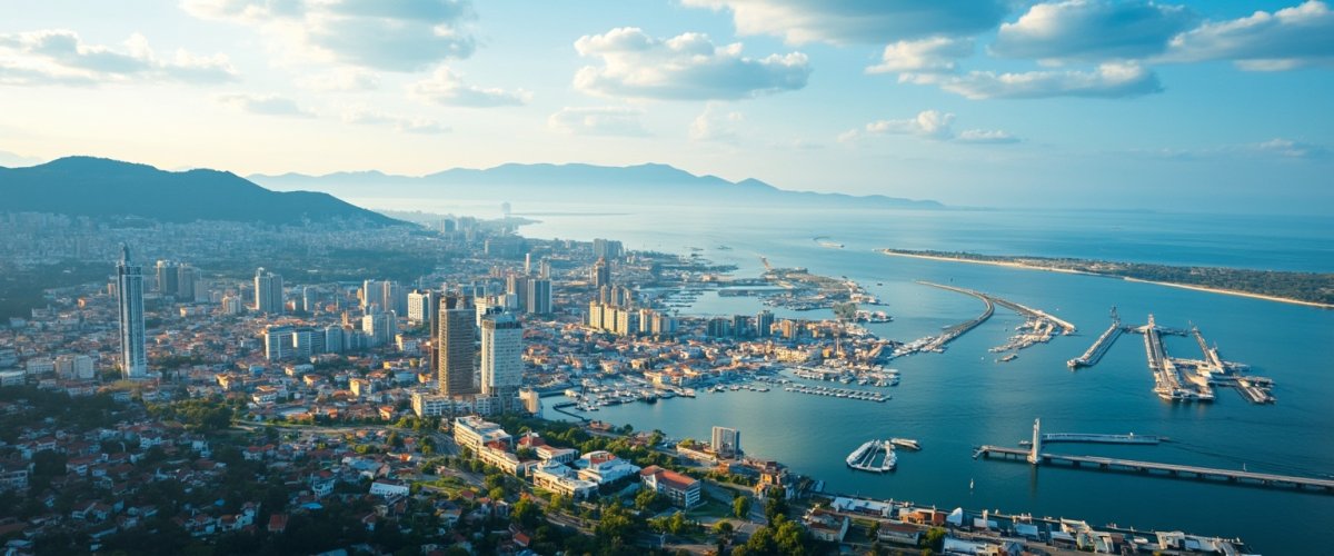 Painterly banner illustration of Sochi