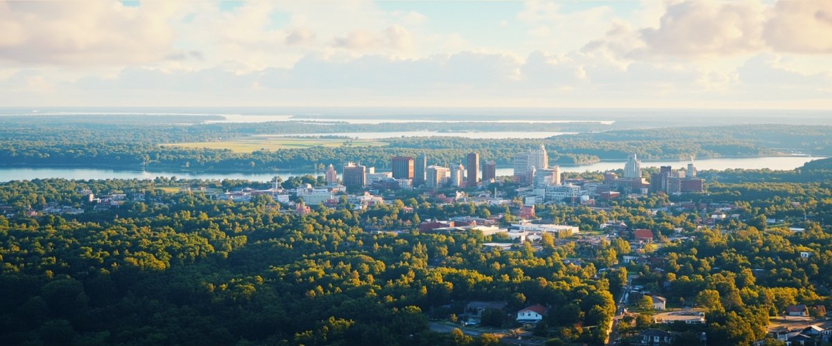 Painterly banner illustration of South Coventry