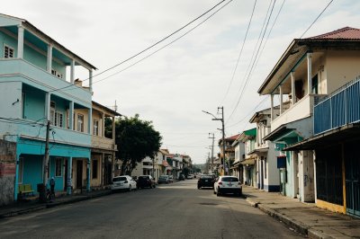 AI-generated travel thumbnail for Spanish Town Central