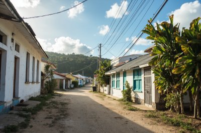 AI-generated travel thumbnail for Spanish Town