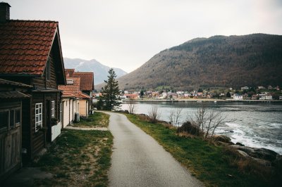 AI-generated travel thumbnail for Stjørdal