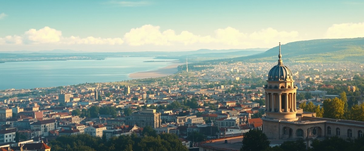 Painterly banner illustration of Stroeşti