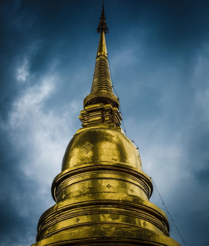 wat suan dok, pagoda, buddhism