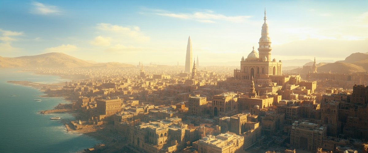 Painterly banner illustration of Suwayr