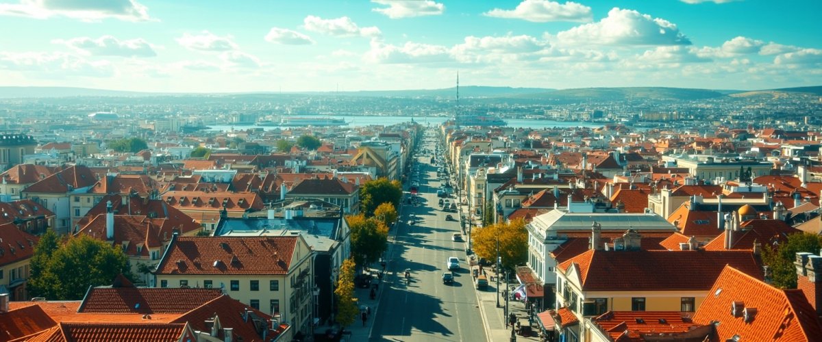 Painterly banner illustration of Szigetszentmiklós