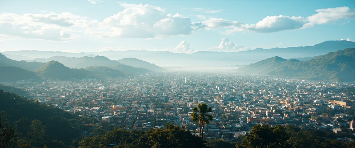 Painterly banner illustration of Taunggyi