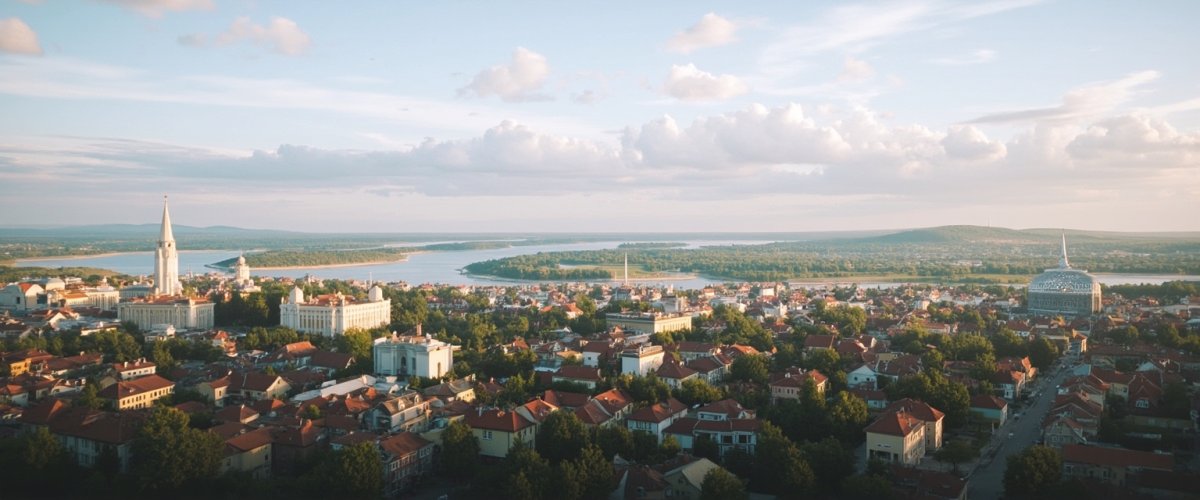 Painterly banner illustration of Tauţ