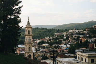 AI-generated travel thumbnail for Tbilisi