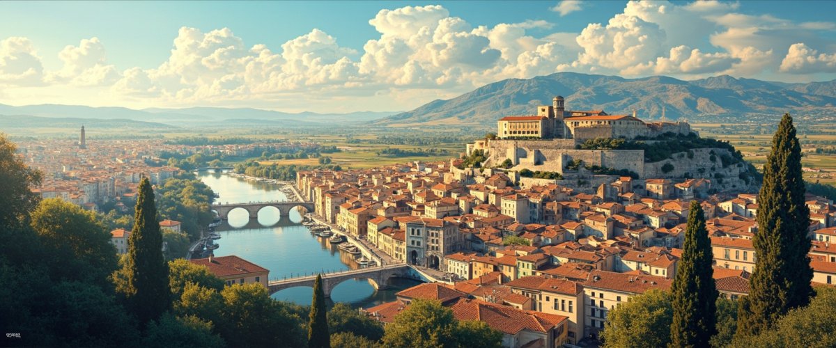 Painterly banner illustration of Vacri