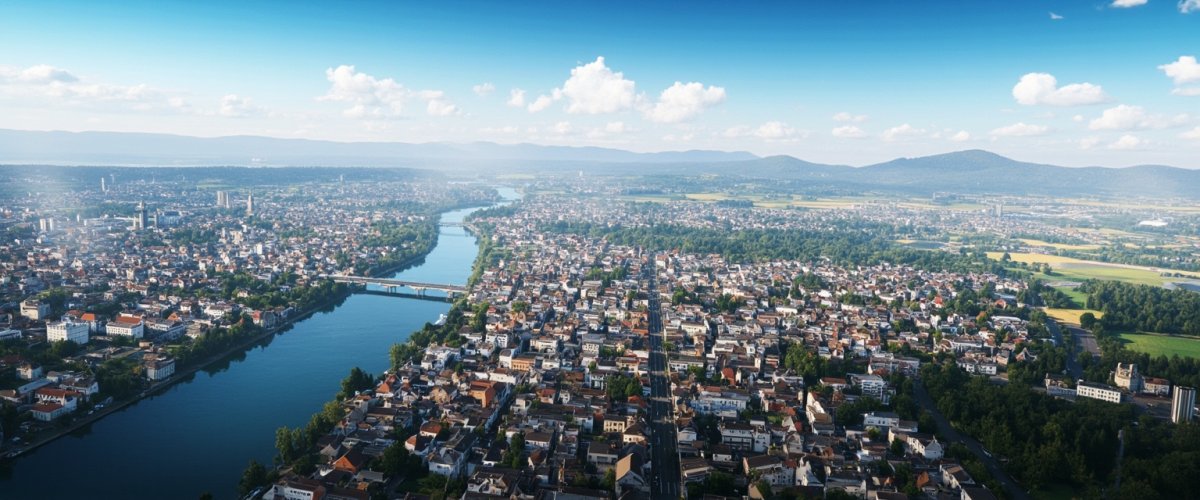 Painterly banner illustration of Val-de-Travers District