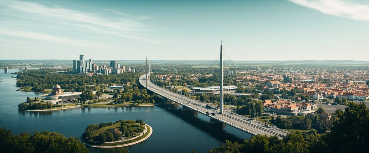 Painterly banner illustration of Valmiera