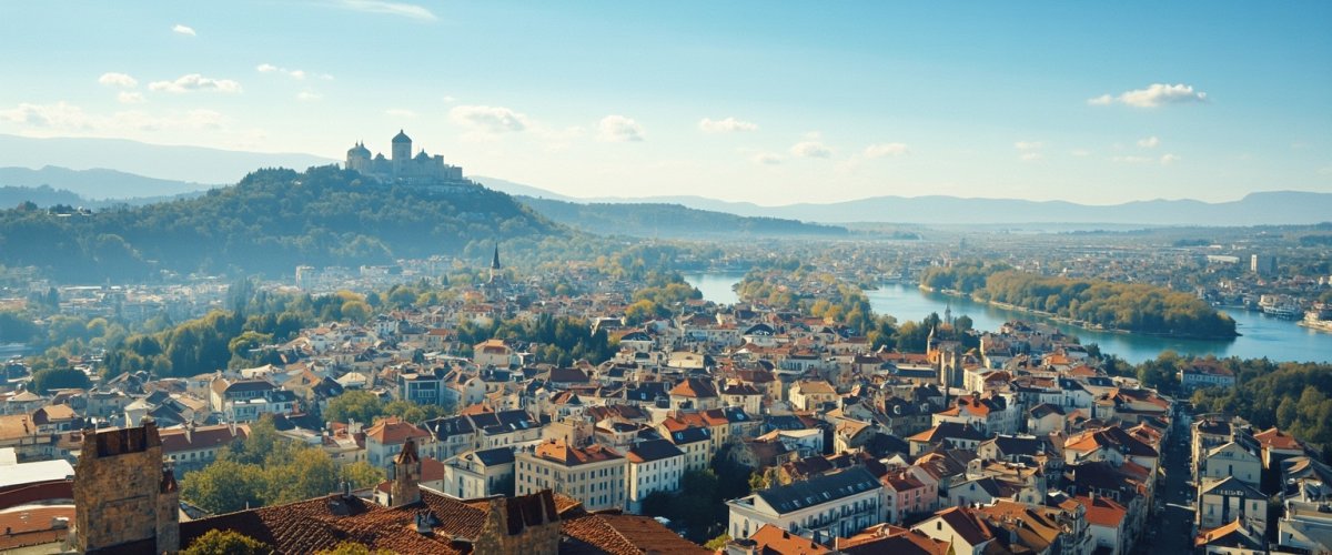 Painterly banner illustration of Velike Lašče