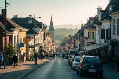 AI-generated travel thumbnail for Veszprém