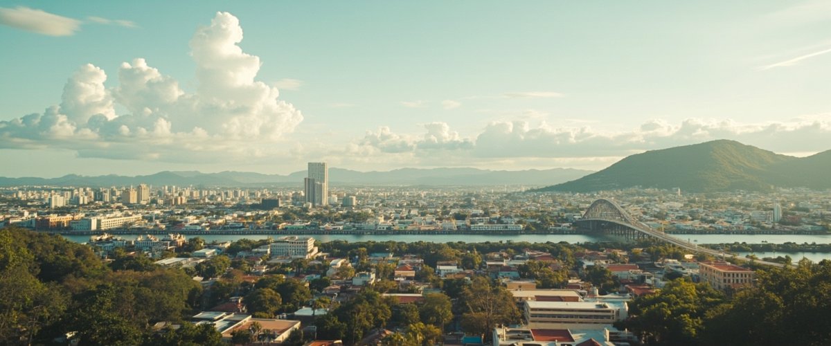 Painterly banner illustration of Villahermosa Yaluma