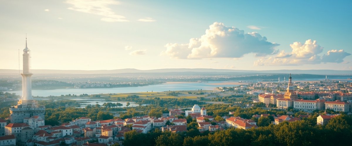 Painterly banner illustration of Vinnitskoye