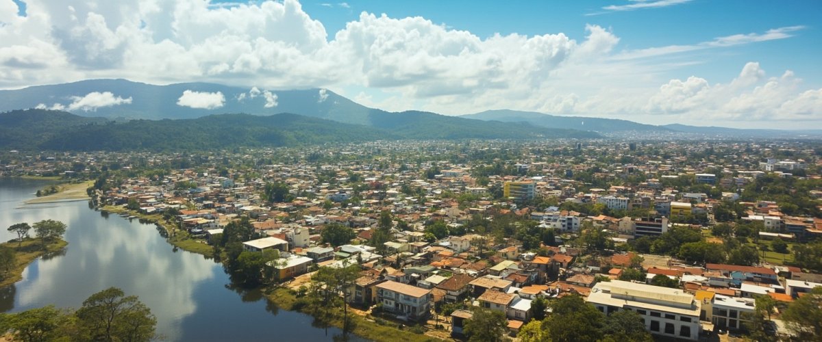 Painterly banner illustration of Viracachá