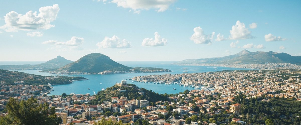 Painterly banner illustration of Vlorë