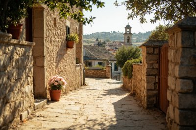 AI-generated travel thumbnail for Vozmediano