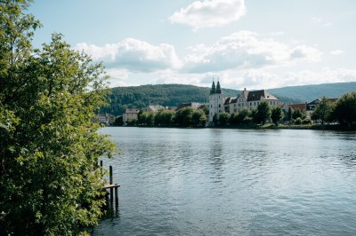 AI-generated travel thumbnail for Wasserbillig
