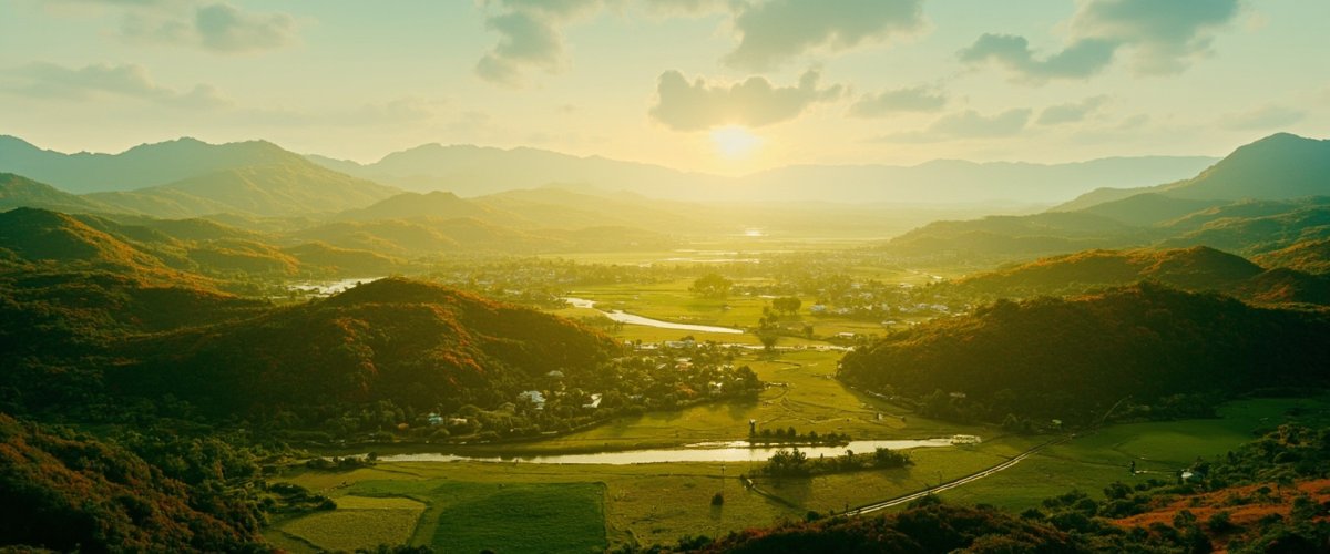 Painterly banner illustration of West Jaintia Hills