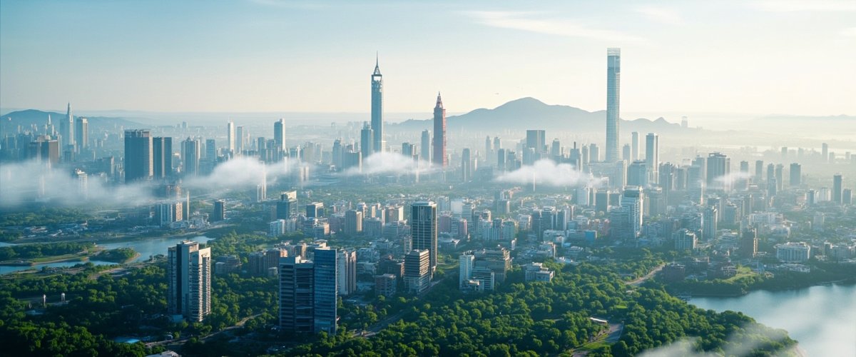 Painterly banner illustration of Xinmin