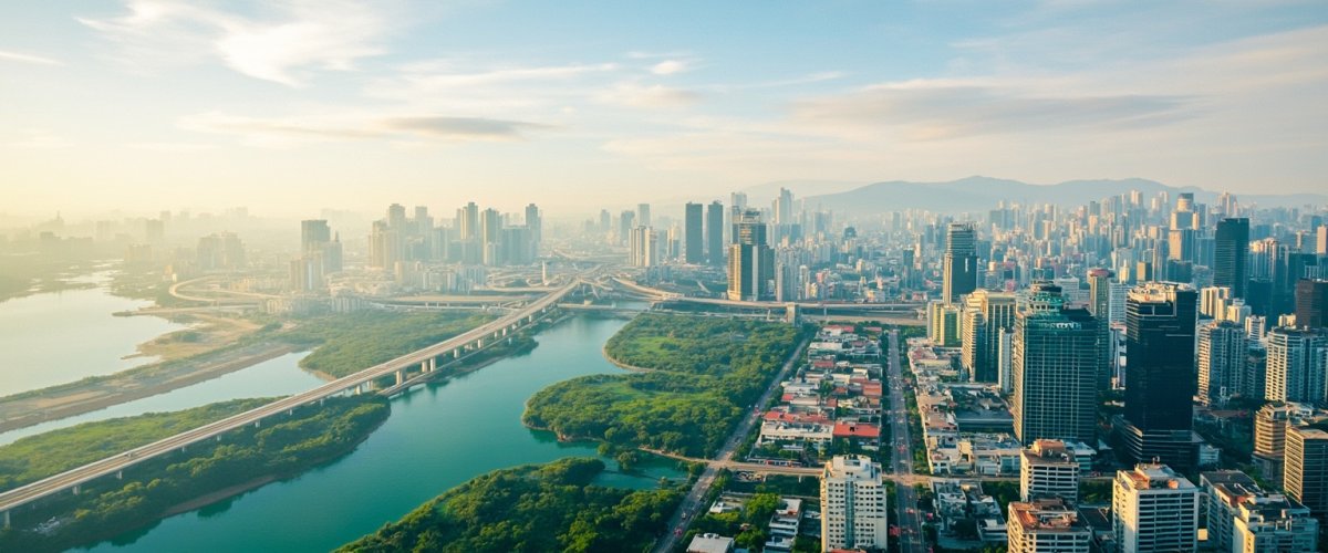 Painterly banner illustration of Yishun
